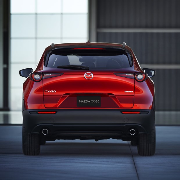thiết kế trên new mazda cx30